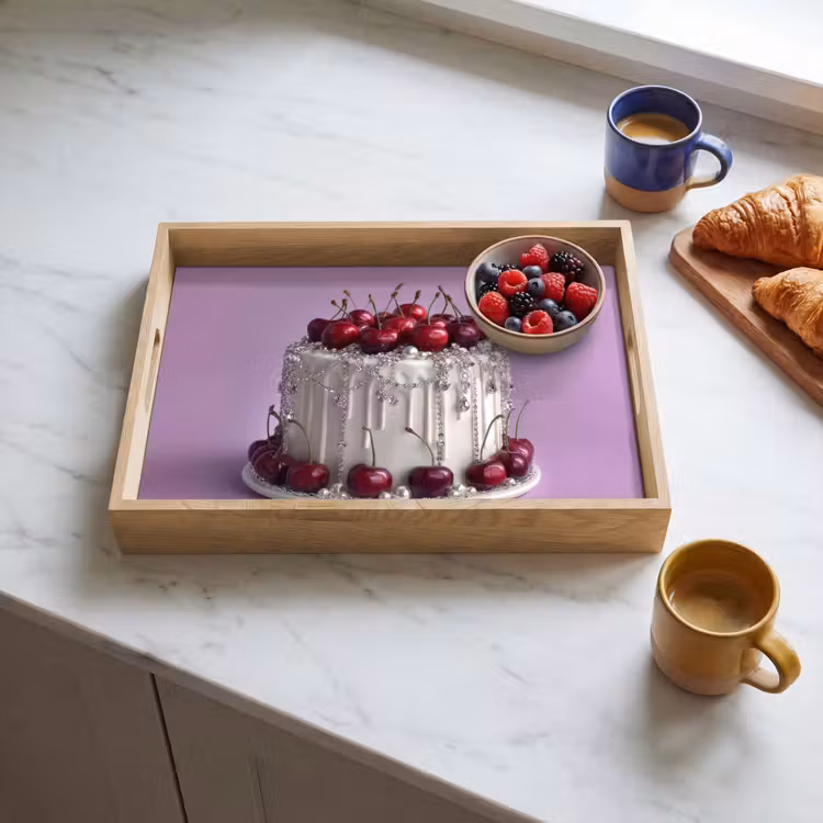 Tray - Cake - Cherries - Jewels - Red — 3