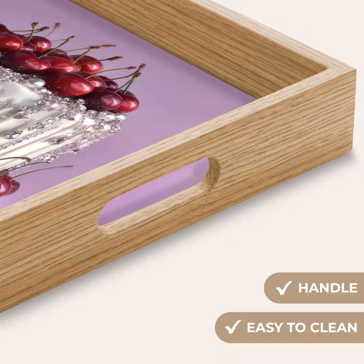 Tray - Cake - Cherries - Jewels - Red — 9