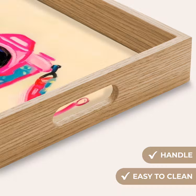 Tray - Camera - Memories - Pink - Painted — 9