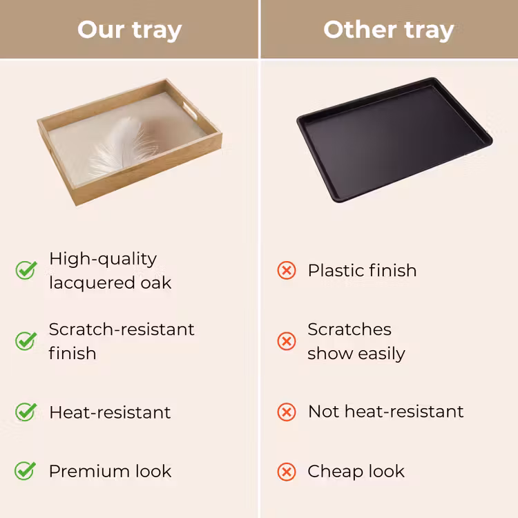 Tray - Feather - Minimalist - Pink — 10