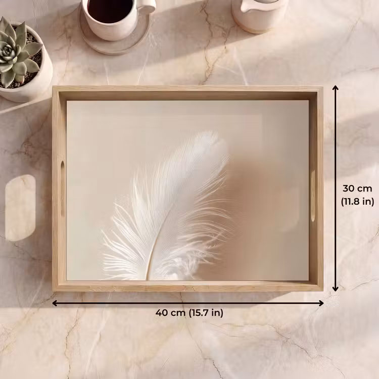 Tray - Feather - Minimalist - Pink — 7