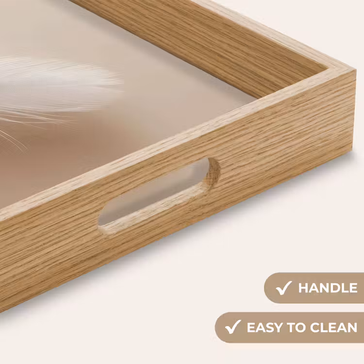 Tray - Feather - Minimalist - Pink — 9