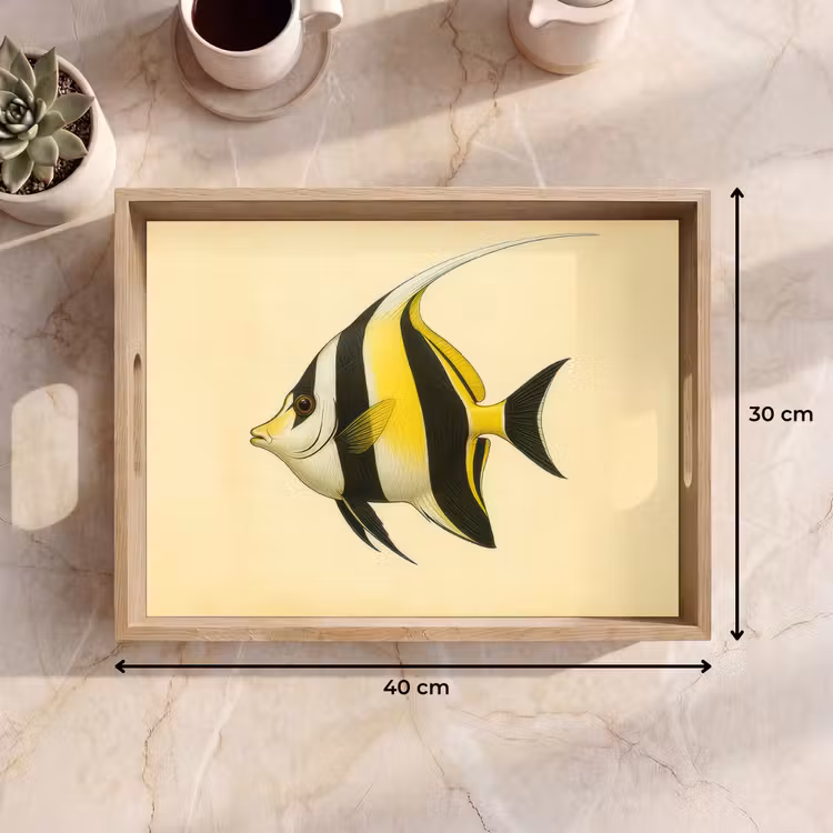 Tray - Fish - Ornamental - Dorsal fin - Yellow — 8