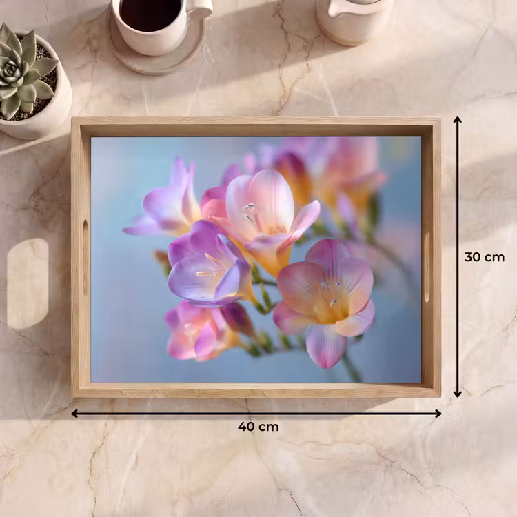 Tray - Flowers - Purple - Overflow - Stamen — 8