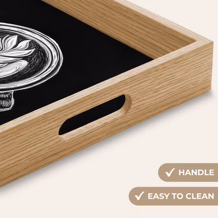 Tray - Chalk drawing - Coffee - Latte art — 9