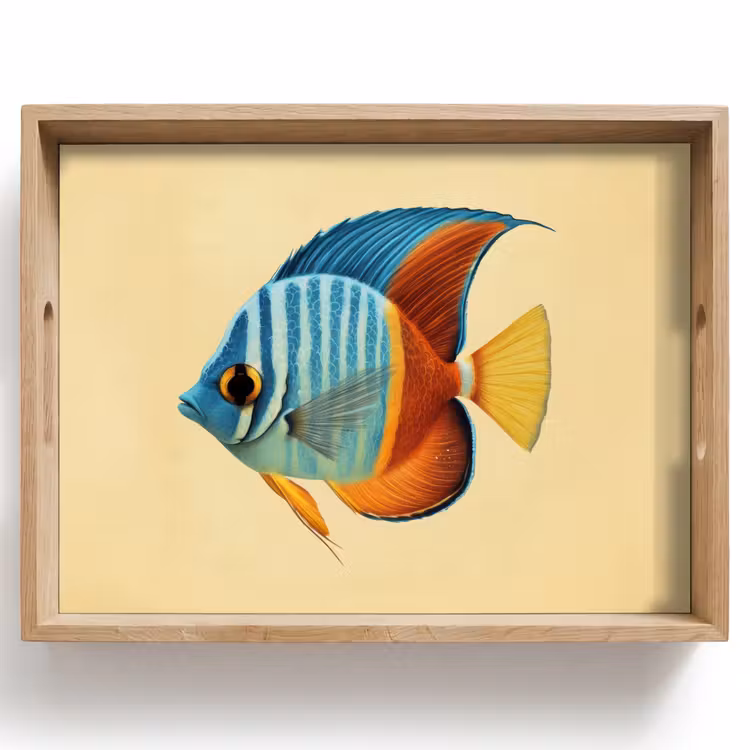 Tray - Fish - Fins - Blue - Eyes — 1