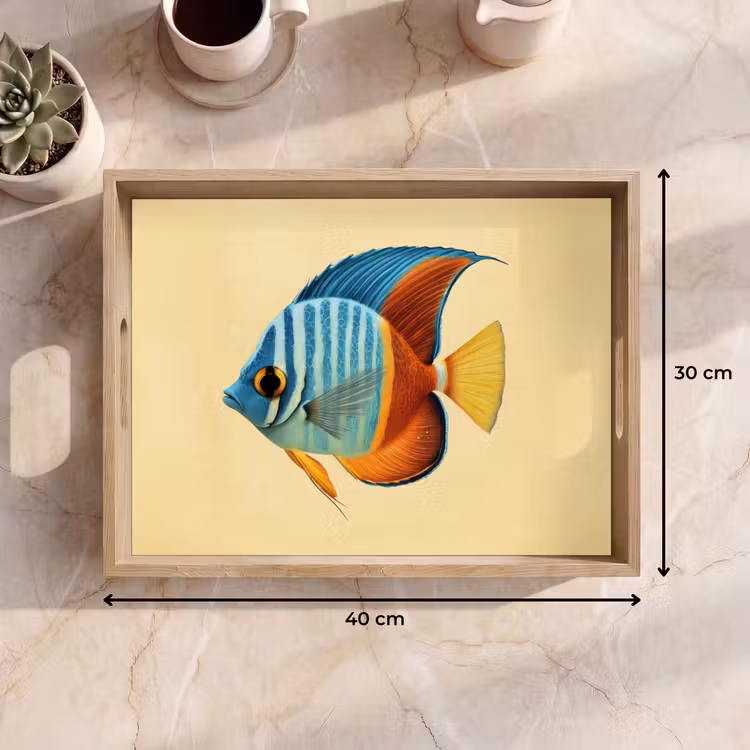 Tray - Fish - Fins - Blue - Eyes — 8
