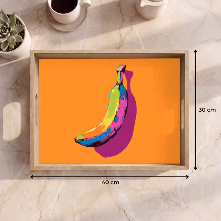 Tray - Bright colors - Banana - pop art — 8
