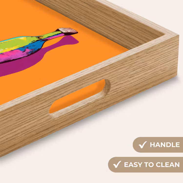 Tray - Bright colors - Banana - pop art — 9