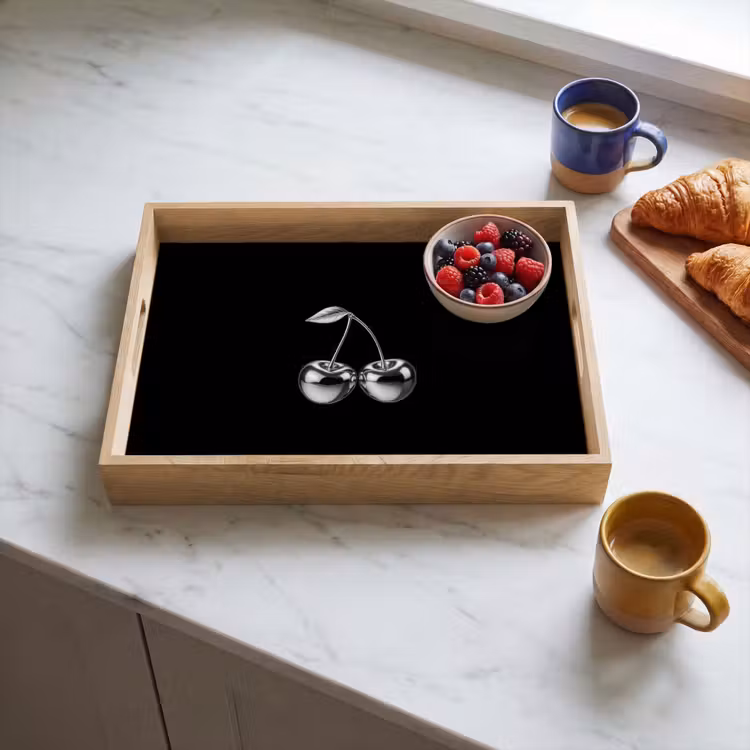Tray - Cherry - Luxurious - Metallic — 3