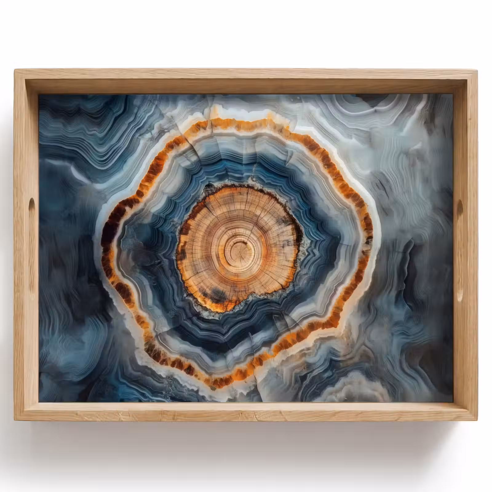 Tray - Circle - Rings - Stone - Shades — 1