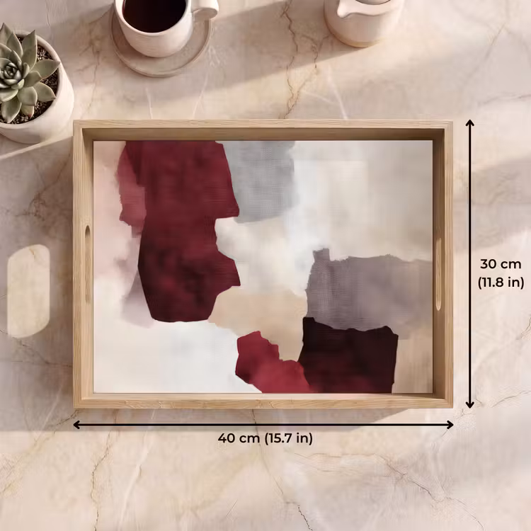 Tray - Abstract - Color Boxes - Red — 7