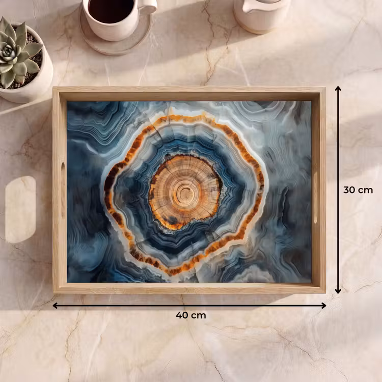 Tray - Circle - Rings - Stone - Shades — 8