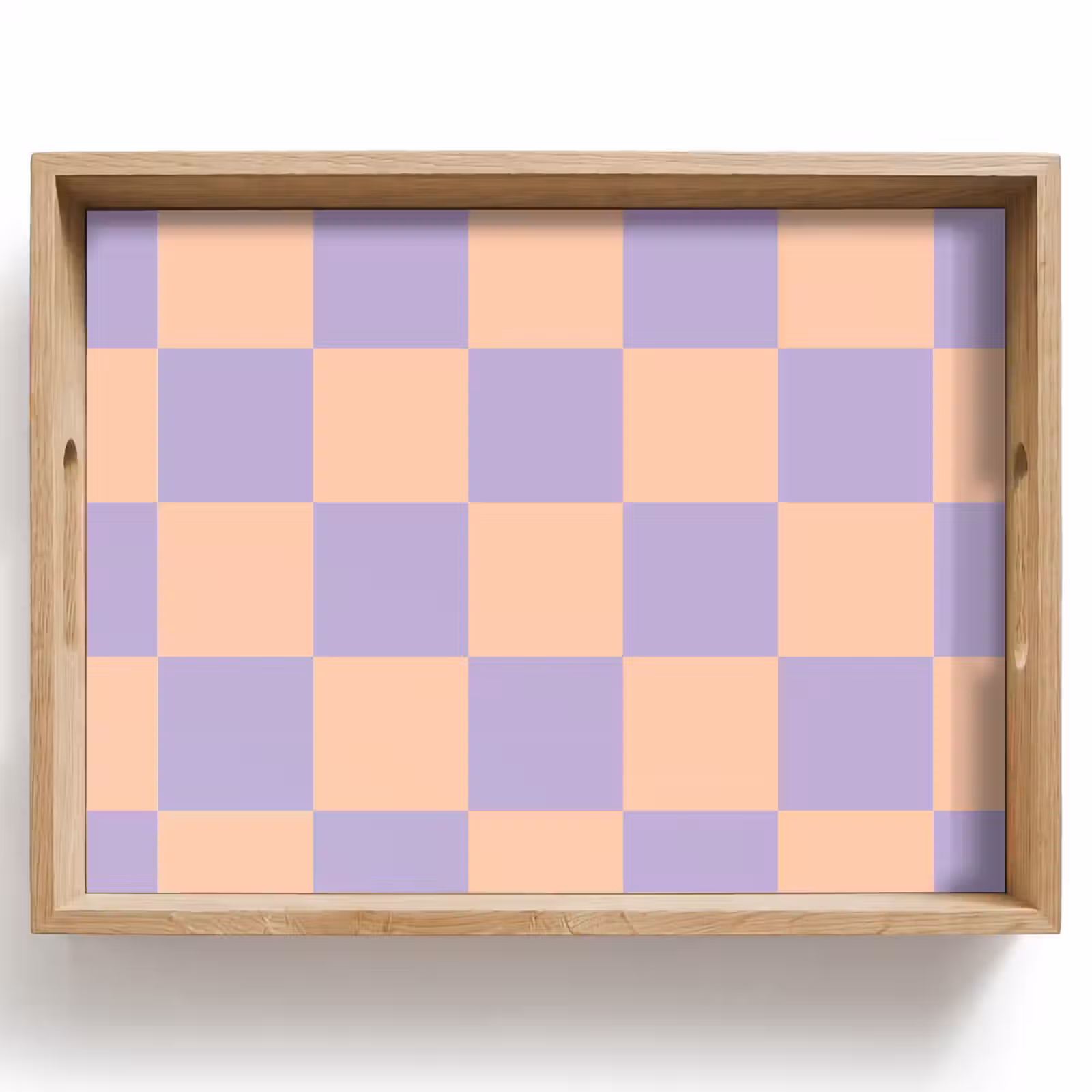 Tray - Chessboard pattern - Purple - Pink - Cubes — 1