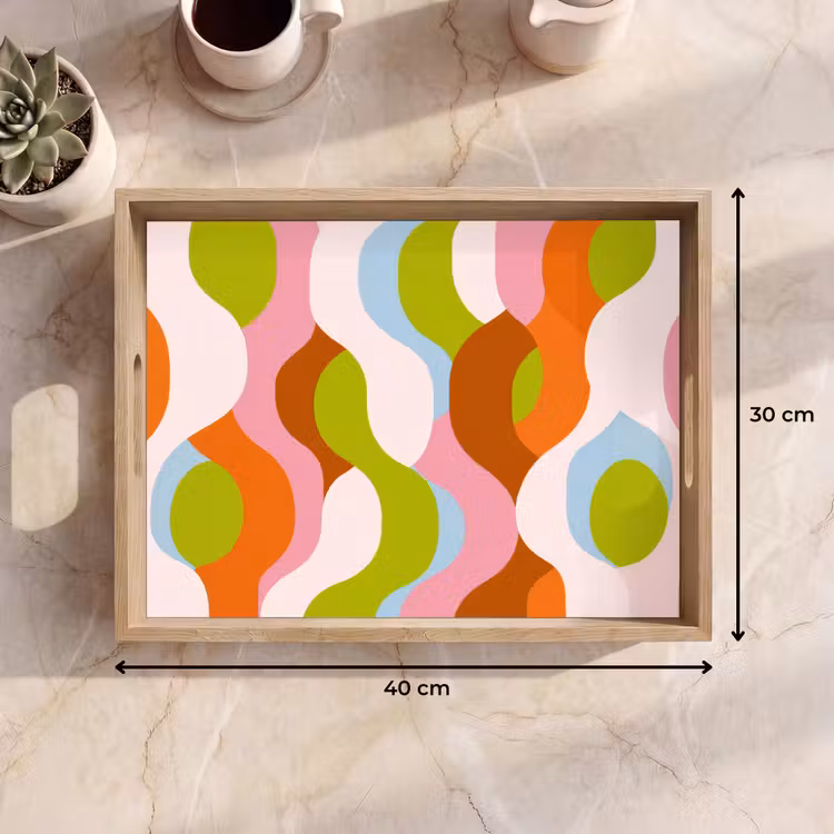 Tray - Abstract - Shapes - Pink — 8