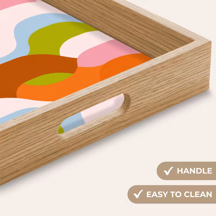 Tray - Abstract - Shapes - Pink — 9