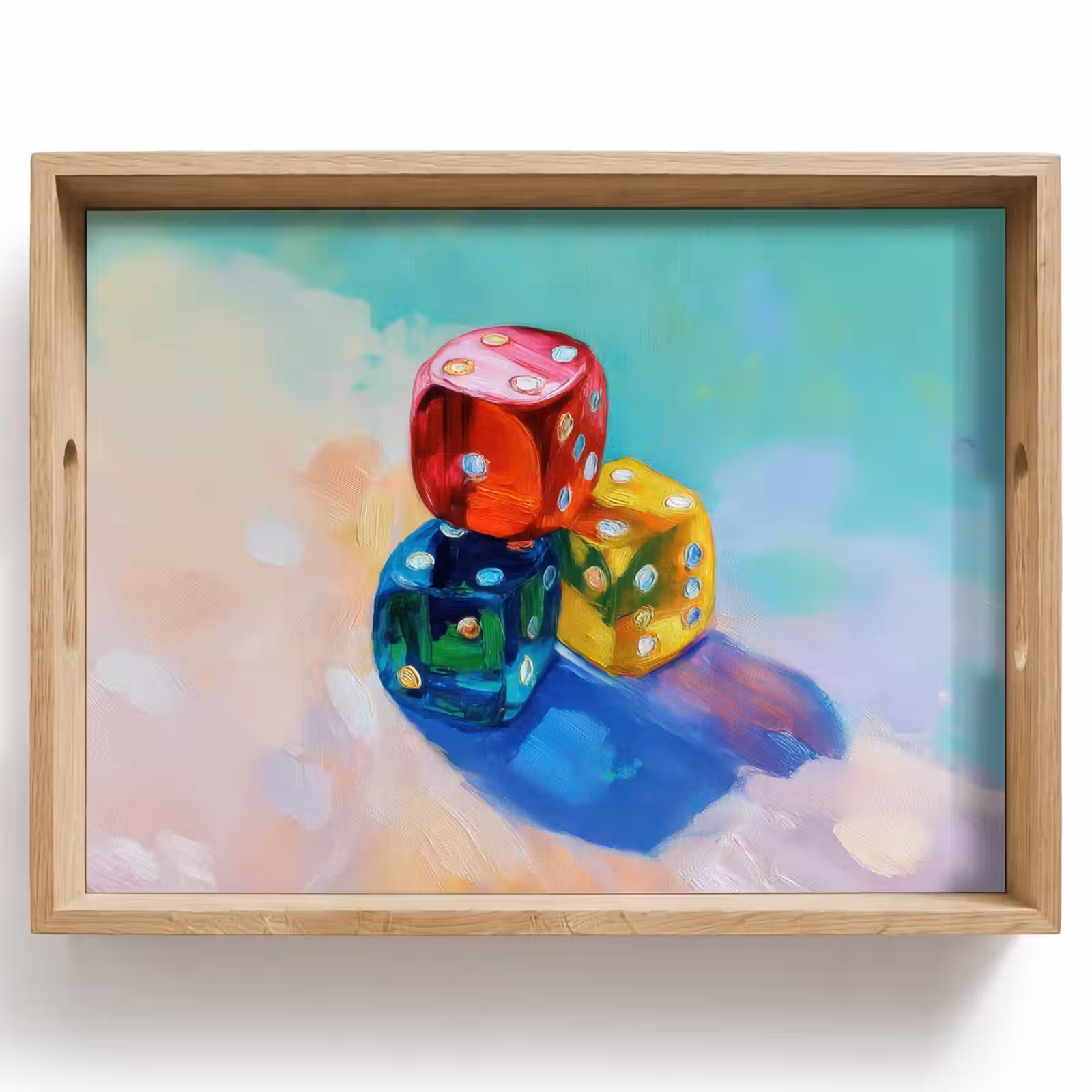 Tray - Dice - Colorful - Numbers - Dots — 1