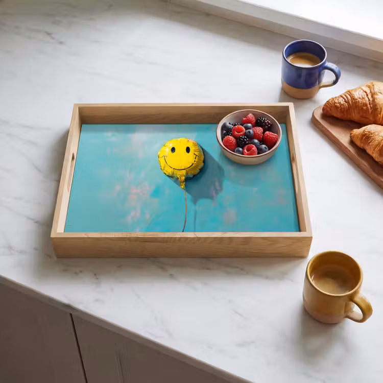 Tray - Balloon - Yellow - Smiley — 3