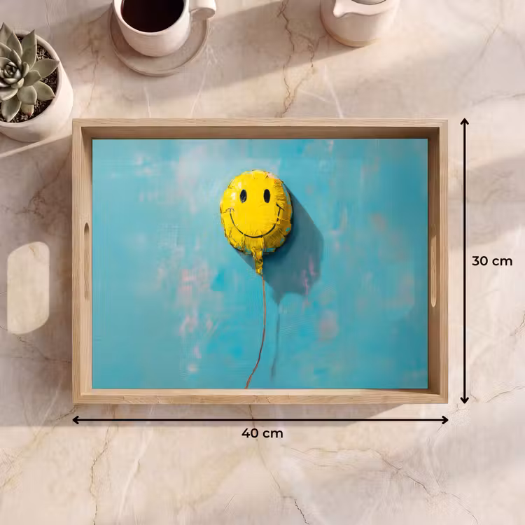 Tray - Balloon - Yellow - Smiley — 8