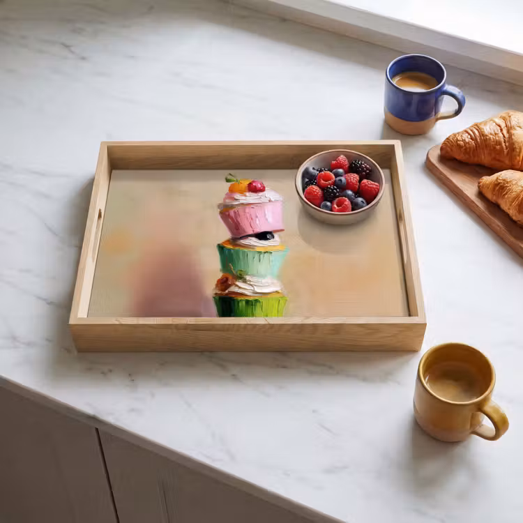 Tray - Cupcakes - Stacked - Colorful - Fruit — 3