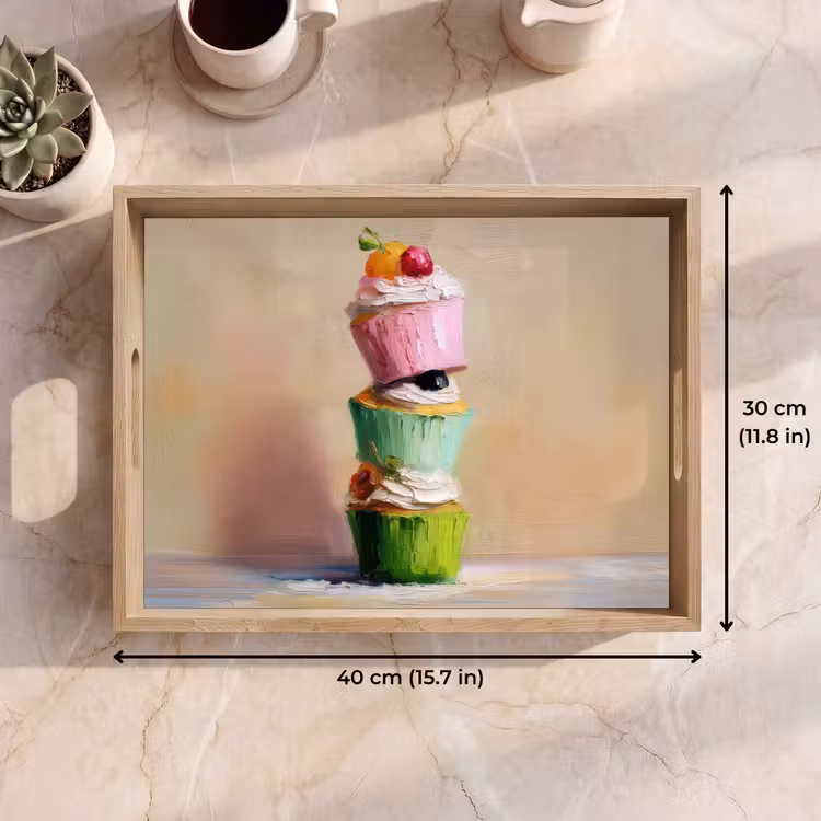 Tray - Cupcakes - Stacked - Colorful - Fruit — 7
