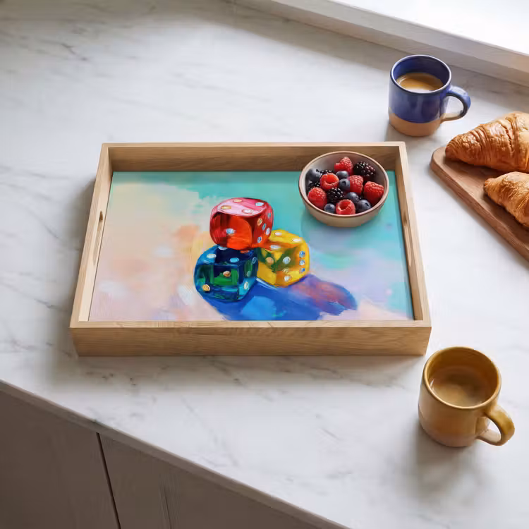 Tray - Dice - Colorful - Numbers - Dots — 3