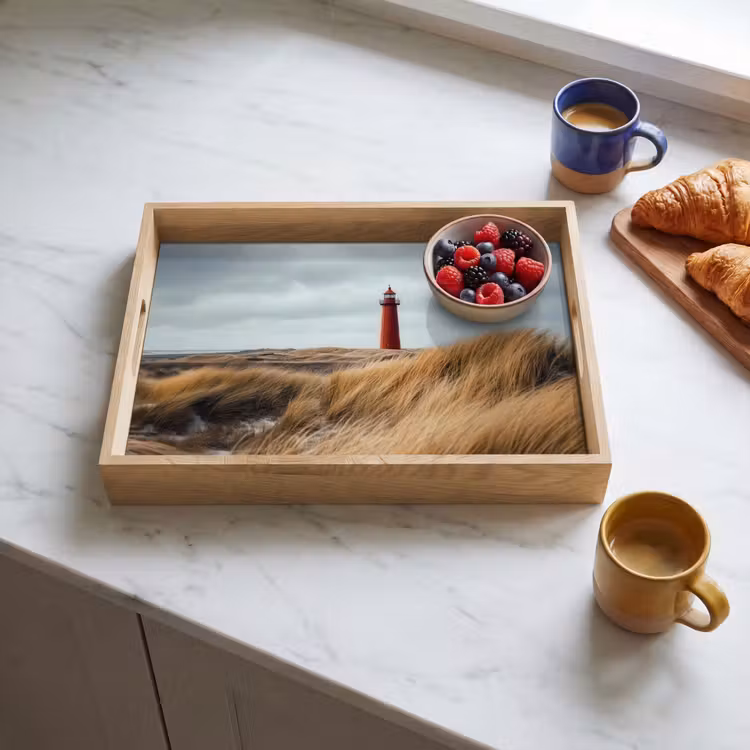 Tray - Dunes - Lighthouse - Red - Sky — 3