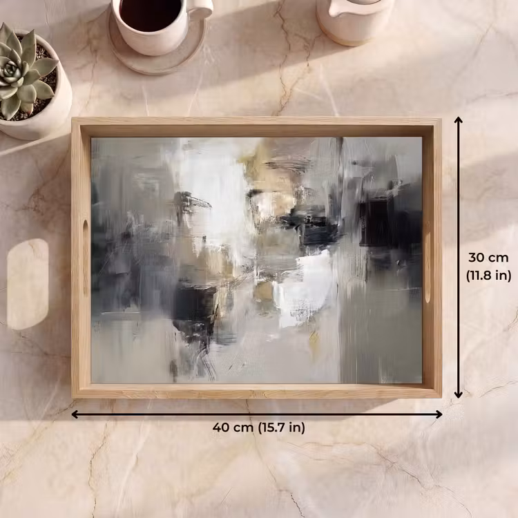 Tray - Color palette - Brush strokes - Beige - Misty — 7