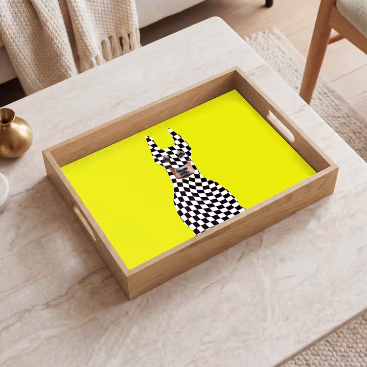 Tray - Doberman - Blocked - Yellow — 2