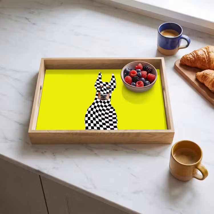 Tray - Doberman - Blocked - Yellow — 3