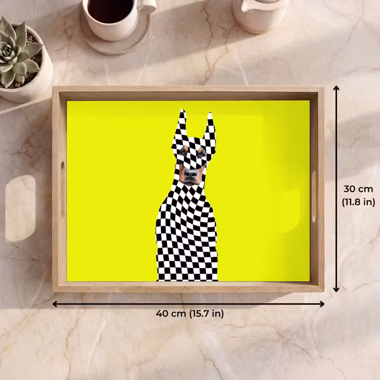 Tray - Doberman - Blocked - Yellow — 7