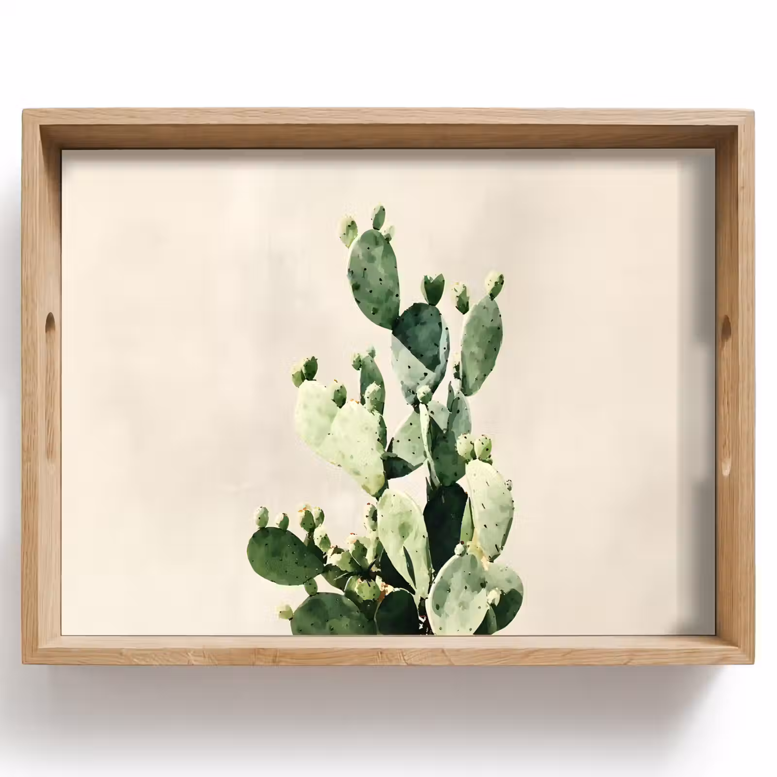Tray - Cactus - Green - Minimalist — 1