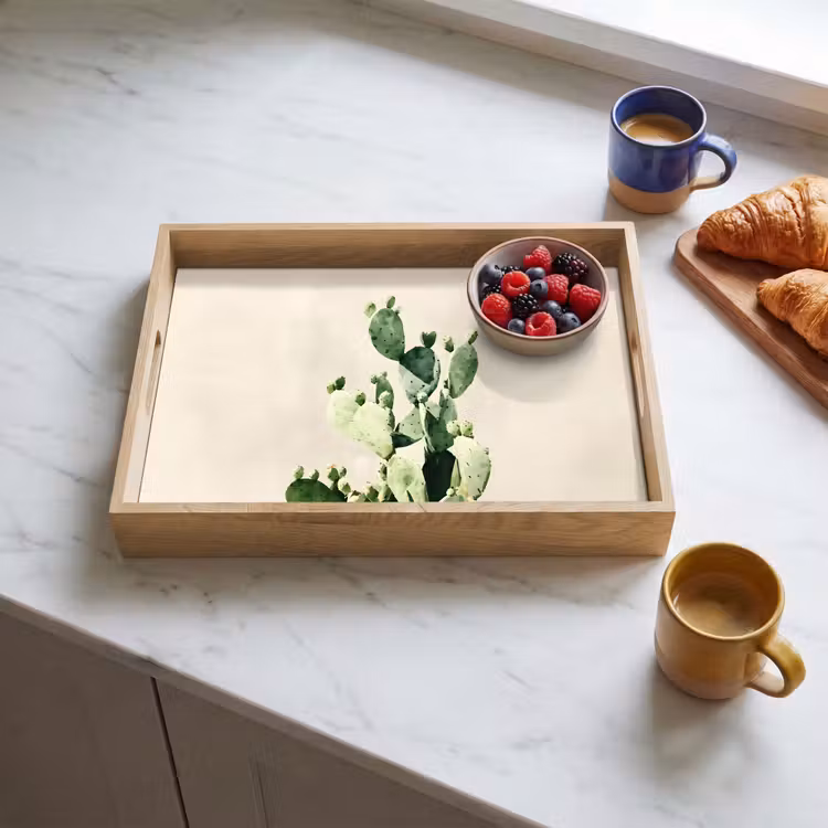 Tray - Cactus - Green - Minimalist — 3