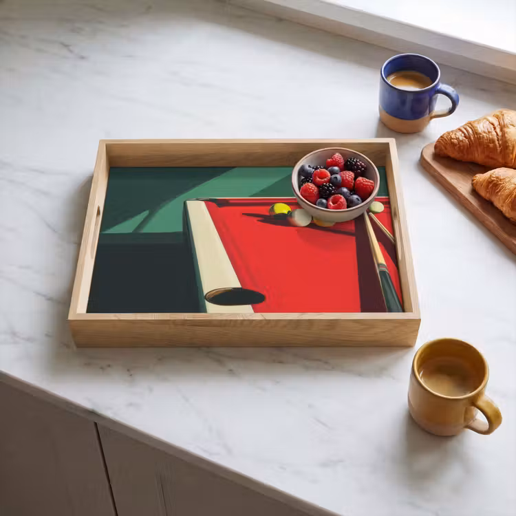 Tray - Billiard table - Balls - Red - Shadow — 3