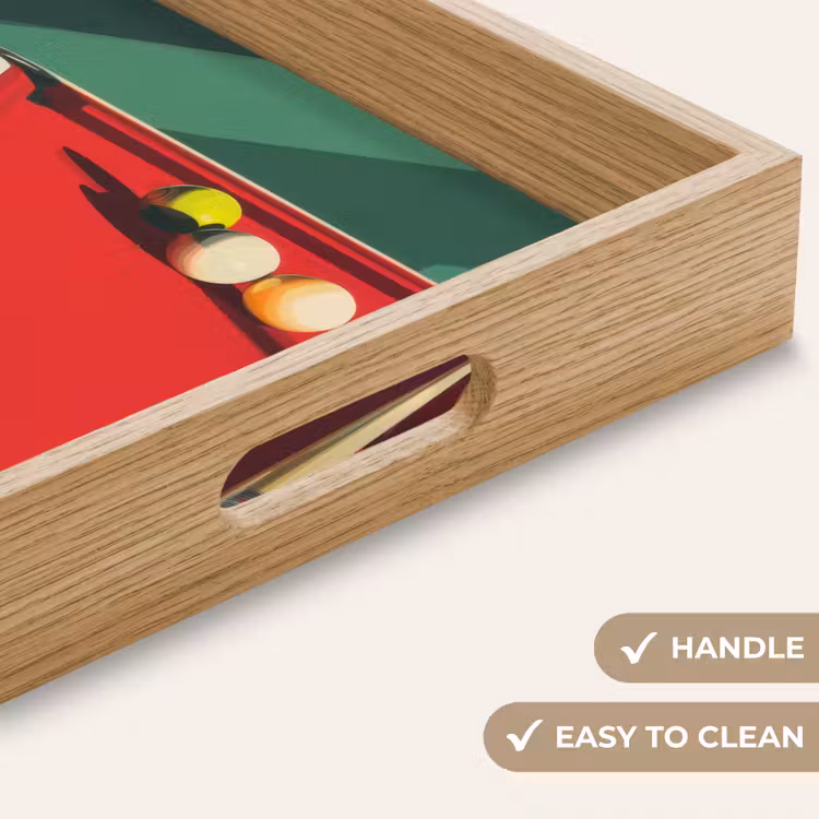 Tray - Billiard table - Balls - Red - Shadow — 9