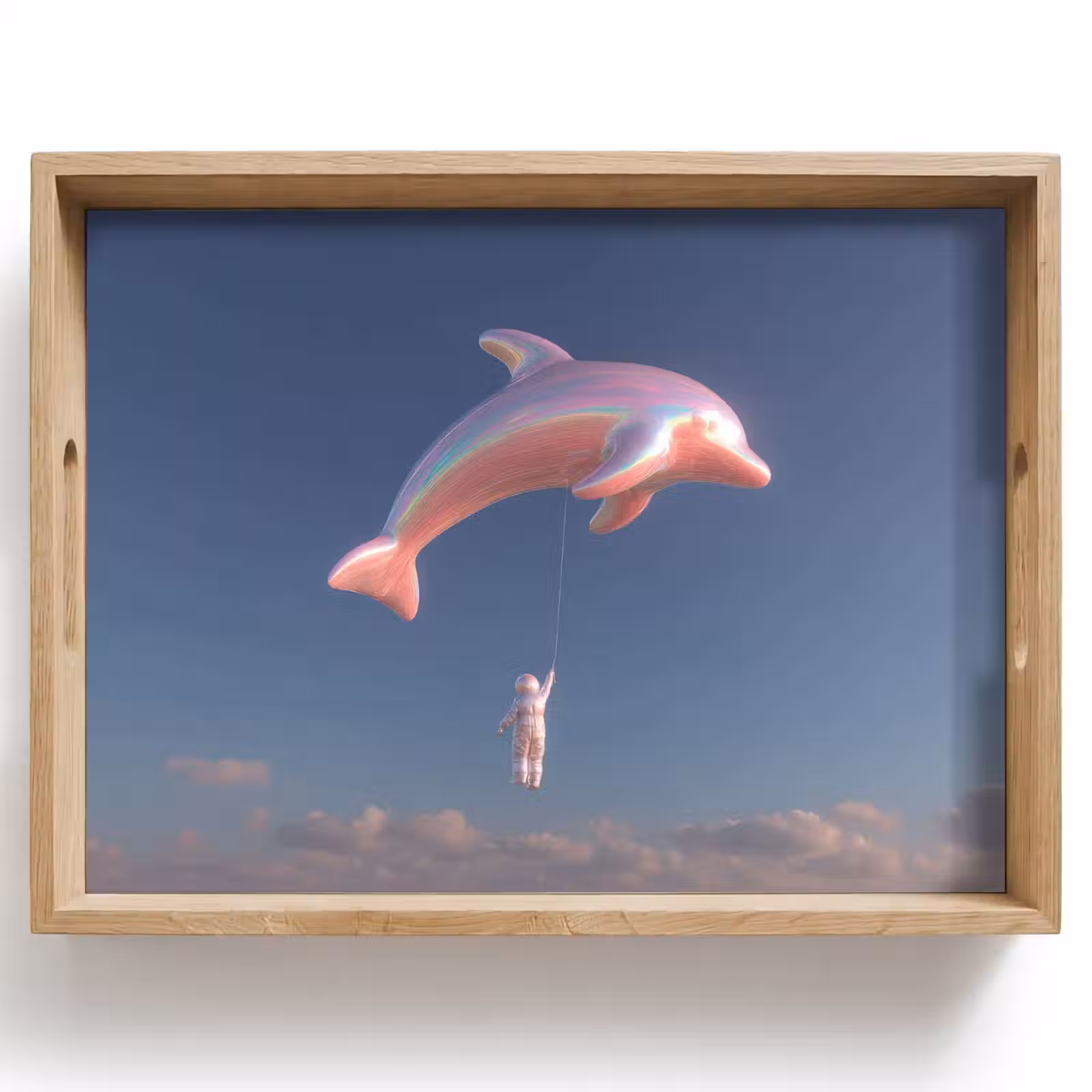 Tray - Dolphin - Pink - Astronaut — 1