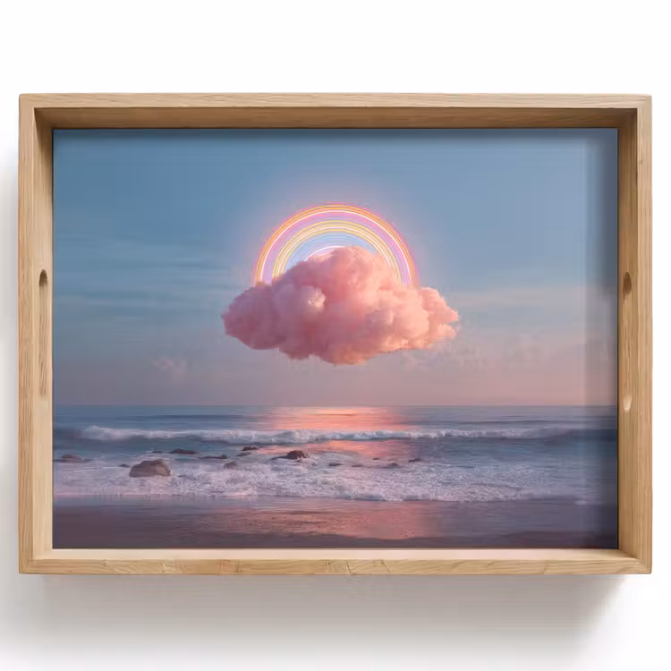 Tray - Cloud - Rainbow - Sea — 1