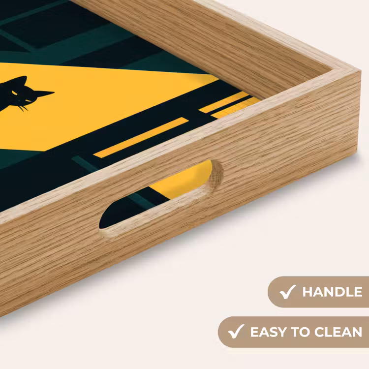 Tray - Black cat - Mysterious - Yellow ray — 9