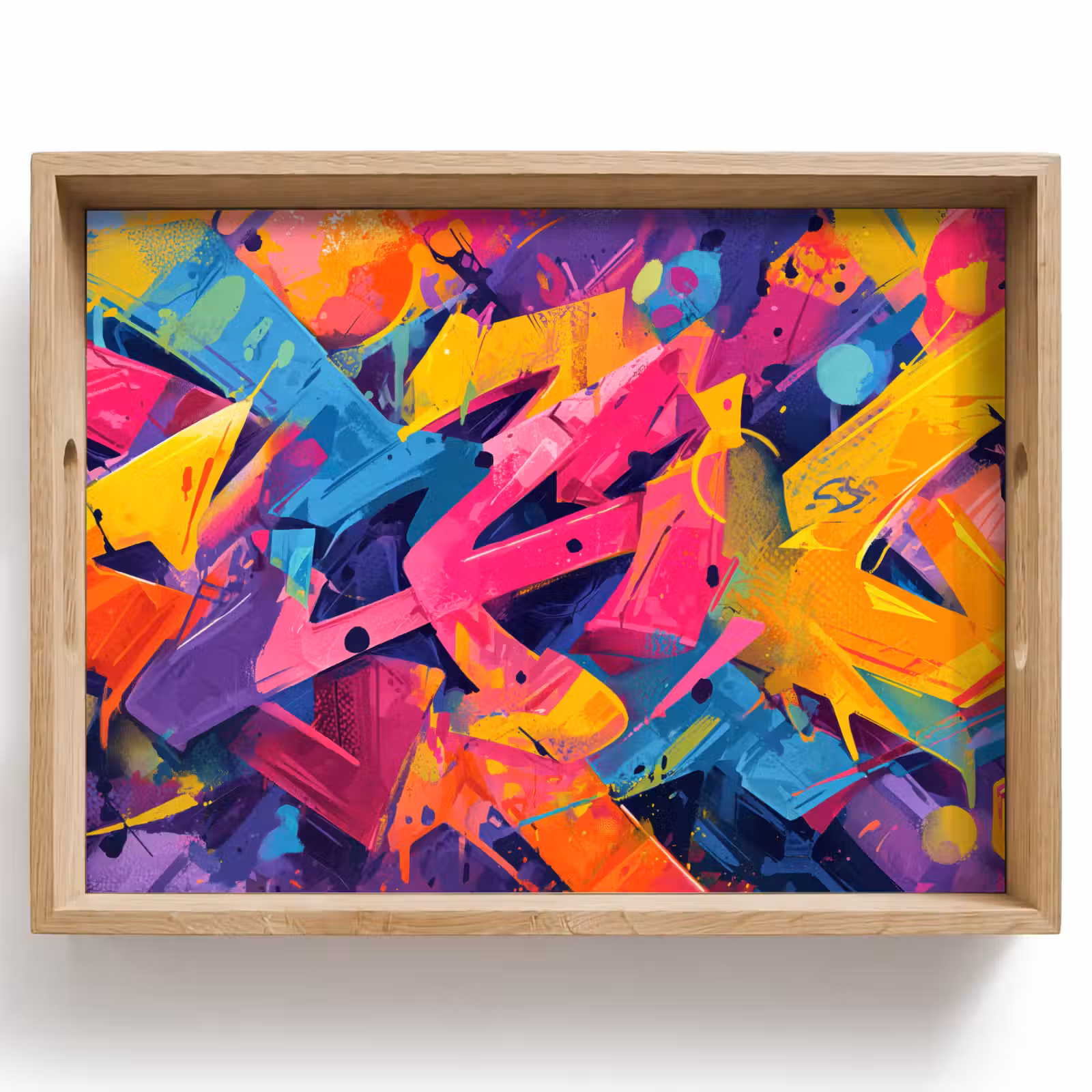 Tray - Abstract - Shapes - Colorful — 1