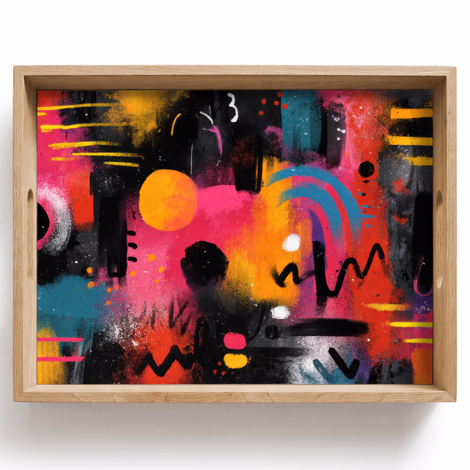 Tray - Color areas - Shapes - Colorful - Abstract — 1