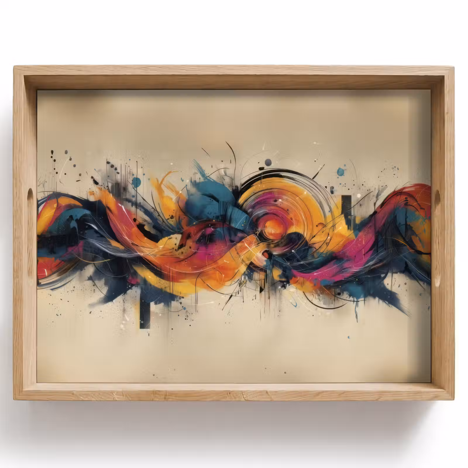 Tray - Explosion - Colorful - Shapes - Abstract — 1