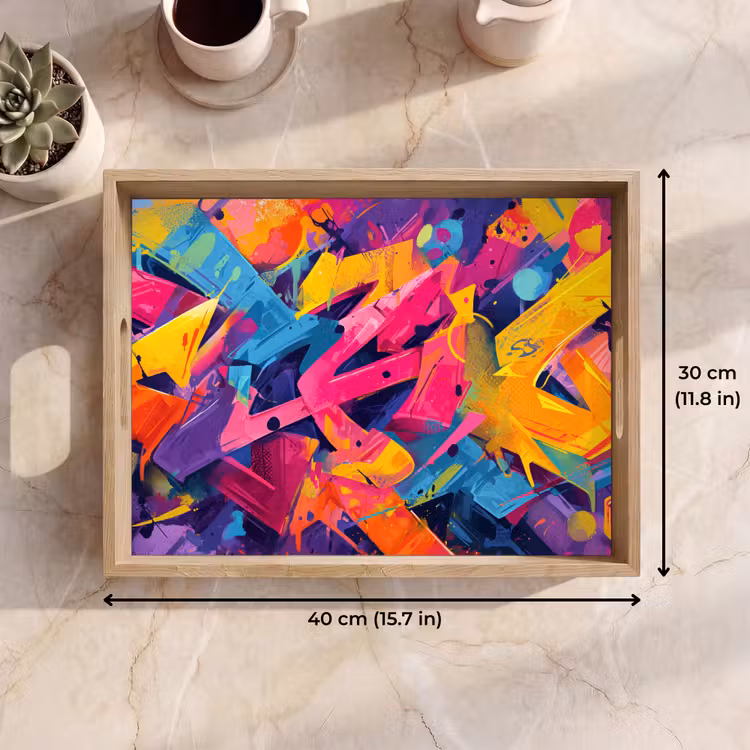 Tray - Abstract - Shapes - Colorful — 7