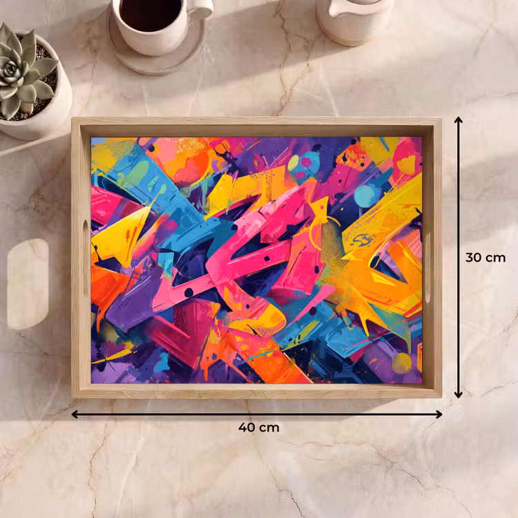 Tray - Abstract - Shapes - Colorful — 8