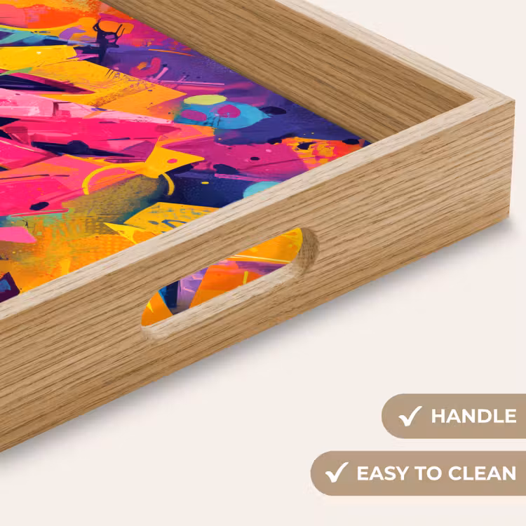 Tray - Abstract - Shapes - Colorful — 9