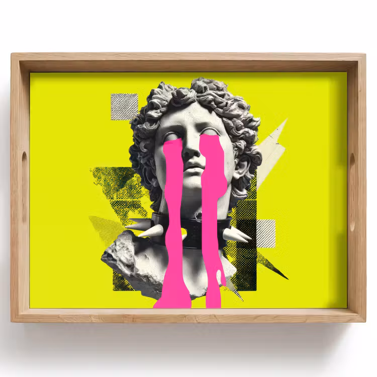 Tray - Bust - Paint - Yellow — 1
