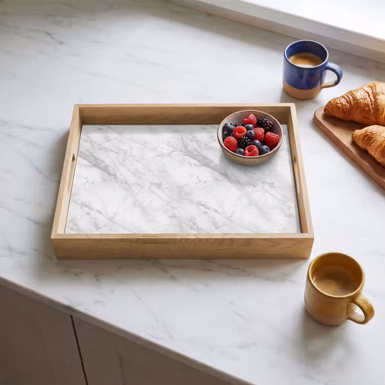 Tray - Classic - Marble - Gray — 3