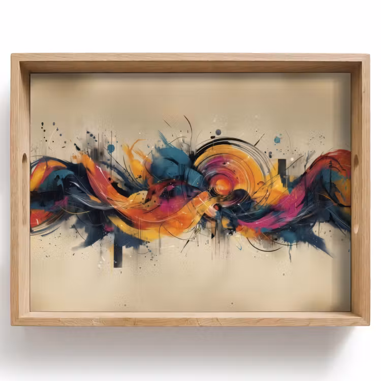 Tray - Explosion - Colorful - Shapes - Abstract — 1