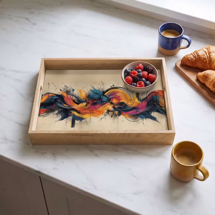 Tray - Explosion - Colorful - Shapes - Abstract — 3