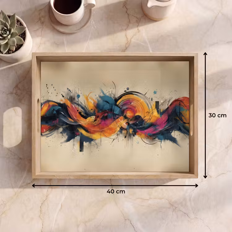 Tray - Explosion - Colorful - Shapes - Abstract — 8