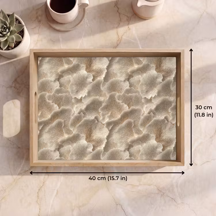 Tray - Fan textures - Beige - Fiber texture — 7